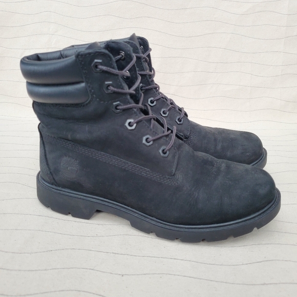 Timberland Shoes - Timberland Women's Linden Wood #A156S Black Leather Waterproof Boots Size 7.5